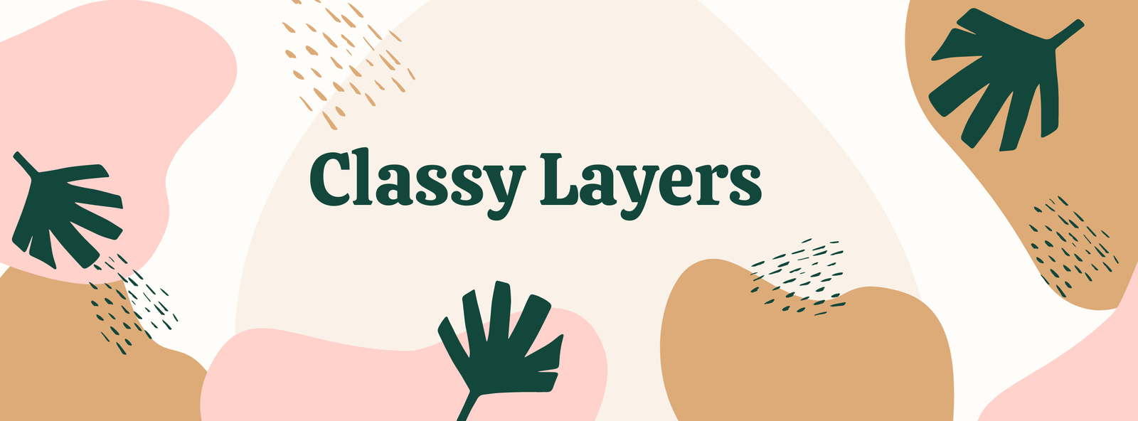 Brown, Pink and Green Abstract Shapes Wellness Quotes Facebook Cover (1)